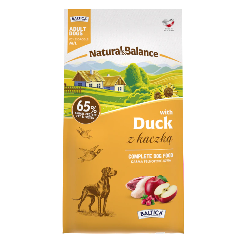 Baltica Natural & Balance Kaczka M/L 9 kg