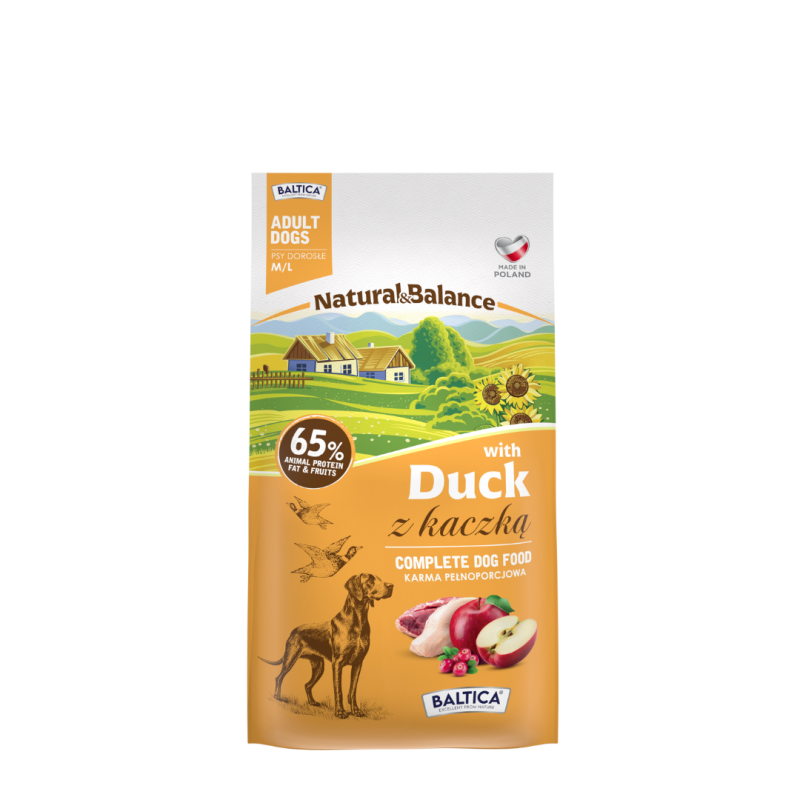 Baltica Natural & Balance Kaczka M/L 3 kg