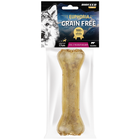 Euphoria Kość z penisem wołowym 17 cm