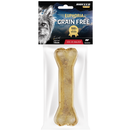 Euphoria Kość dla psa ze żwaczem 10 cm