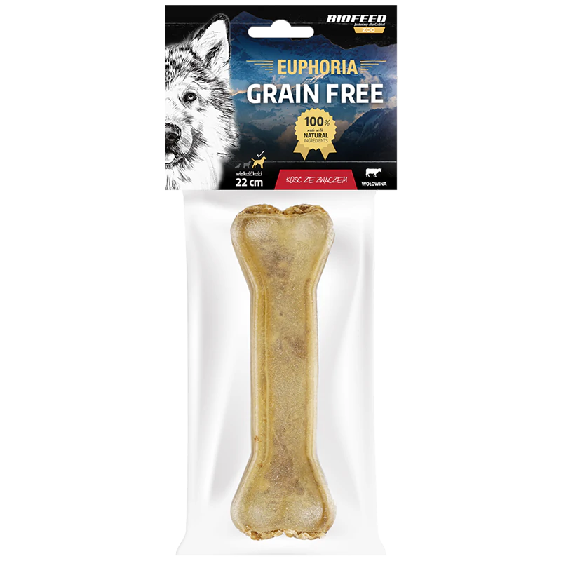 Euphoria Kość dla psa ze żwaczem 22 cm