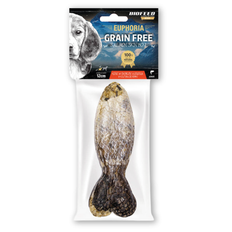 Euphoria Kość dla psa w kształcie rybki – 12 cm
