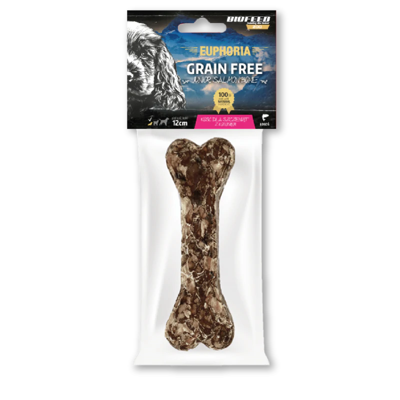 EUPHORIA KOŚĆ DLA SZCZENIĄT ŁOSOŚ 12CM