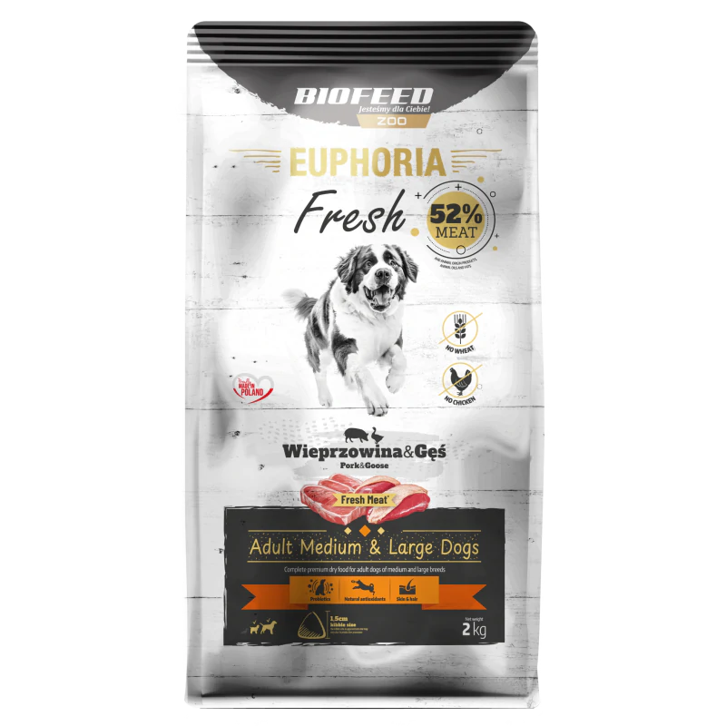 Euphoria Fresh Wieprzowina Gęś M/L 2 kg