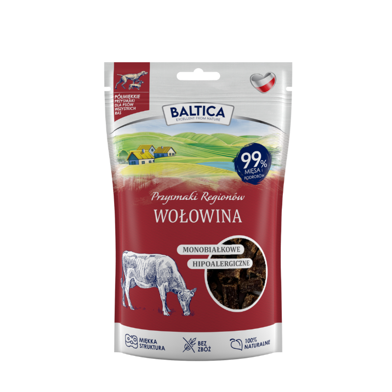 BALTICA PRZYSMAKI PÓŁMIĘKKIE Z WOŁOWINY 80G