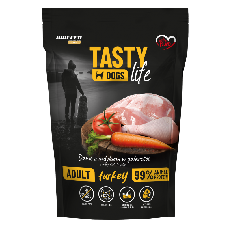 Tasty Dogs Life INDYK 90% – galaretka 500g