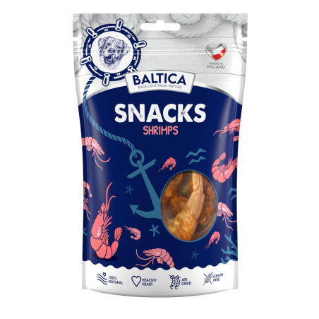 BALTICA EXCELLENT Snack Shrimps 40 g – Naturalne krewetki dla psów i kotów