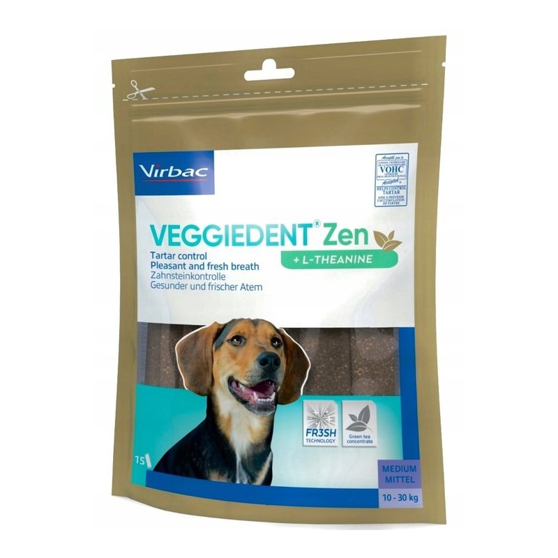 Virbac Veggiedent ZEN Gryzak M psy 10-30 kg