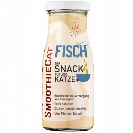SmoothieCat Ryba 150 ml – naturalna, płynna przekąska dla kota