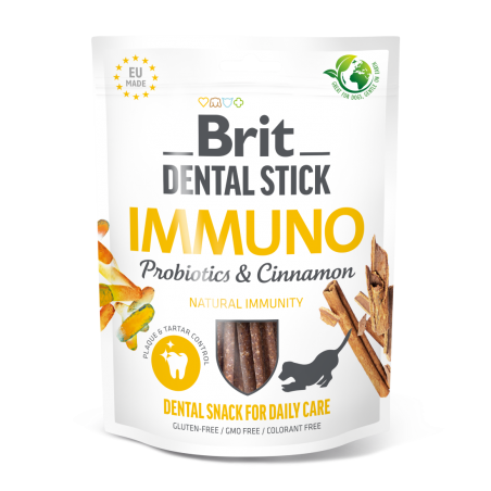 Brit Dental Stick z probiotykami i cynamonem 251 G