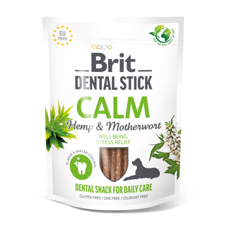 Brit Dental Stick Calm z konopiami i serdecznikiem 251 g