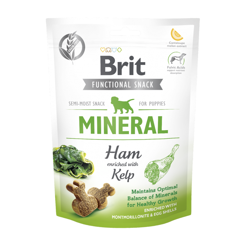 Brit Functional Snack Mineral Ham Puppy 150 g – przysmak funkcjonalny dla szczeniąt