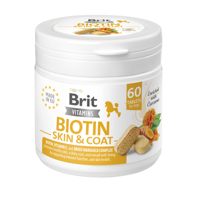 Brit Vitamins Biotin Skin & Coat Care 120 g
