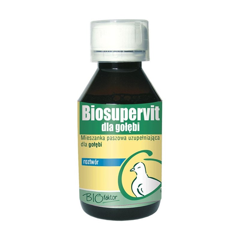 BIOFAKTOR Biosupervit 100 ml dla gołębi drobiu witaminy i aminokwasy