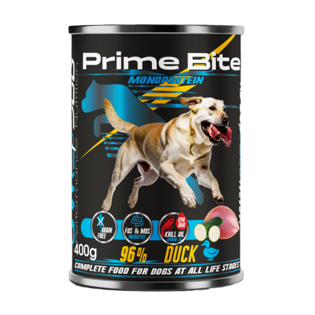 Karma mokra Prime Bite Kaczka z cukinią 400g