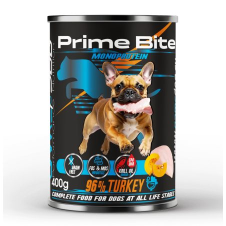 Karma mokra Prime Bite Indyk z dynią 400g
