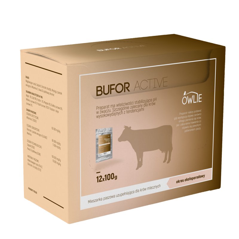 BUFOR ACTIVE 12x100 g - Stabilizuje ph w żwaczu