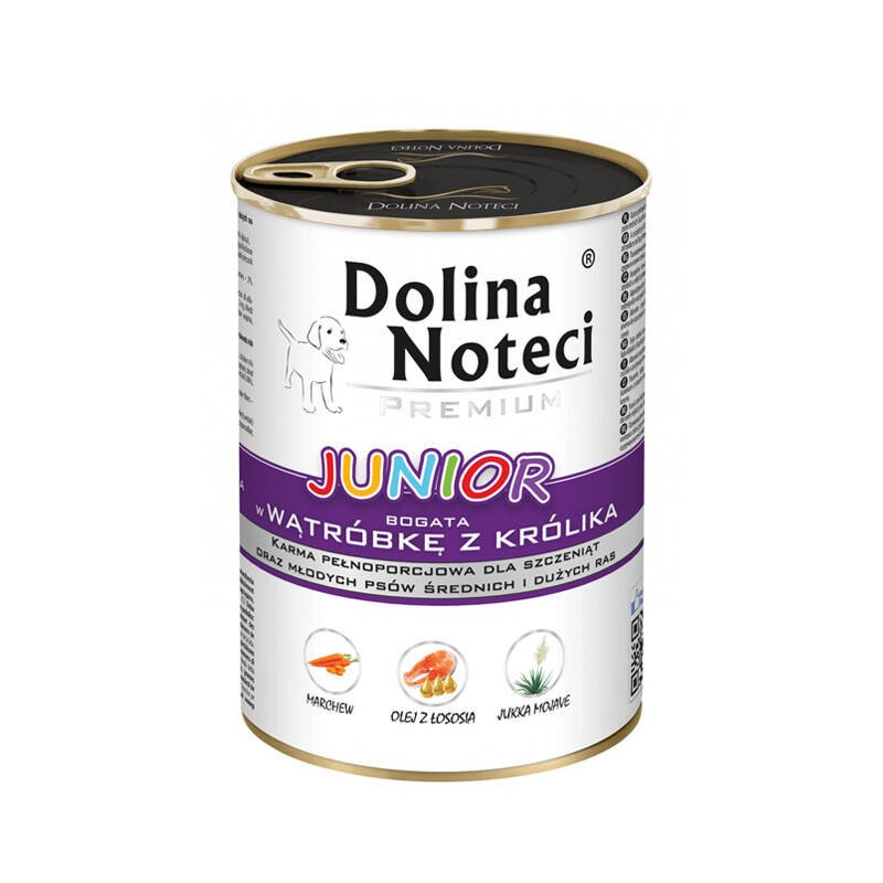 Dolina Noteci Premium Junior – wątróbka z królika 400 g