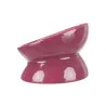 Podwyższona miska ceramiczna dla kotów purpurowa 0,15l-8461