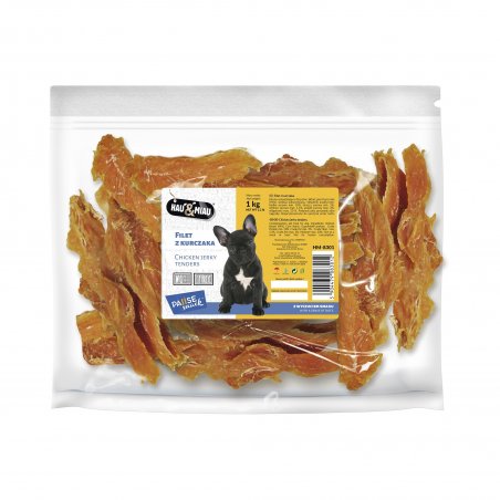 Pausesnack przysmak dla psa, filety z kurczaka 1kg