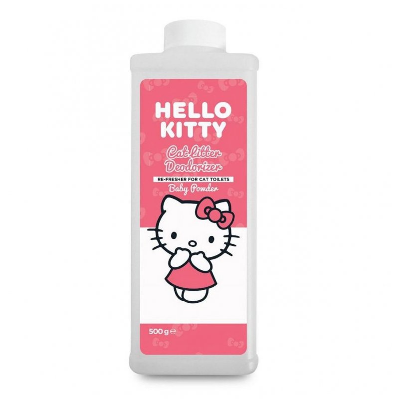 Hello Kitty – odświeżacz do kuwety Baby Powder, 500 g