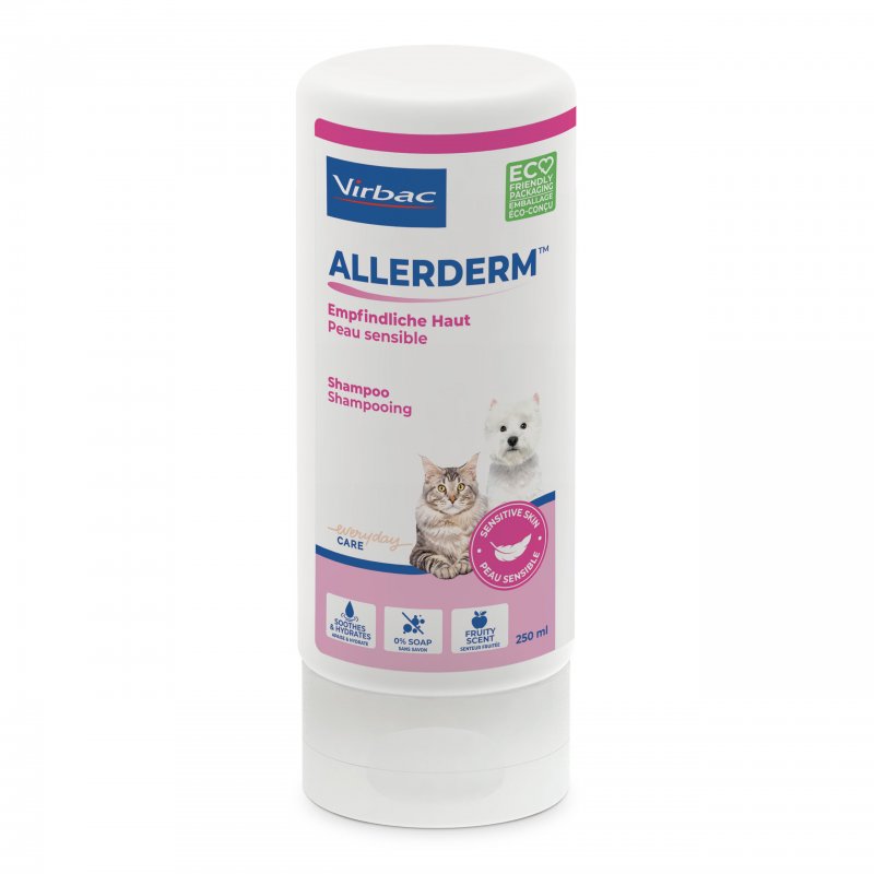 ALLERDERM szampon do skóry wrażliwej PIES I KOT 250 ml