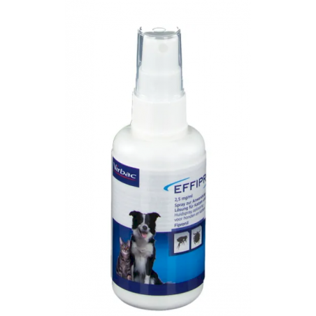EFFIPRO 100 ML AEROZOL NA SKÓRĘ zwalcza pchły, kleszcze, wszoły