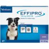 Virbac EFFIPRO Spot-On M Pies 10-20kg Krople na kleszcze 4szt.