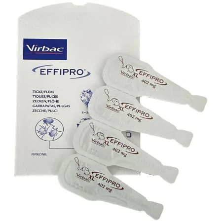 Virbac EFFIPRO Spot-On XL Pies 40-60kg Krople na kleszcze 4szt.-8519