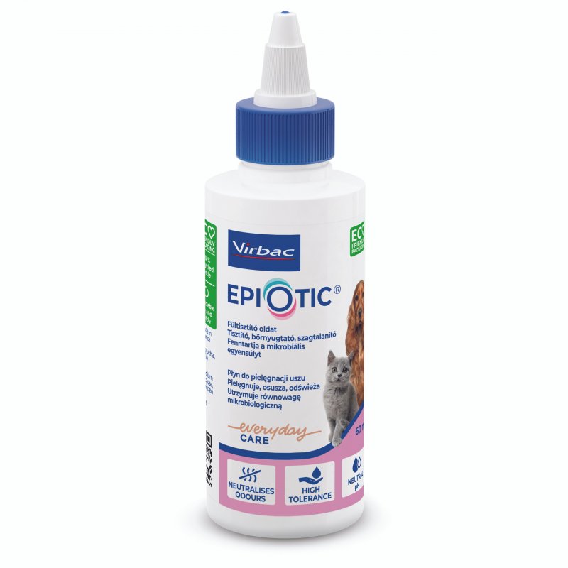 EPIOTIC PIES I KOT płyn do czyszczenia i pielęgnacji uszu 60 ml