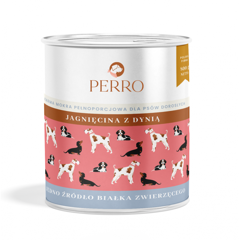 PERRO Jagnięcina z dynią 800 g