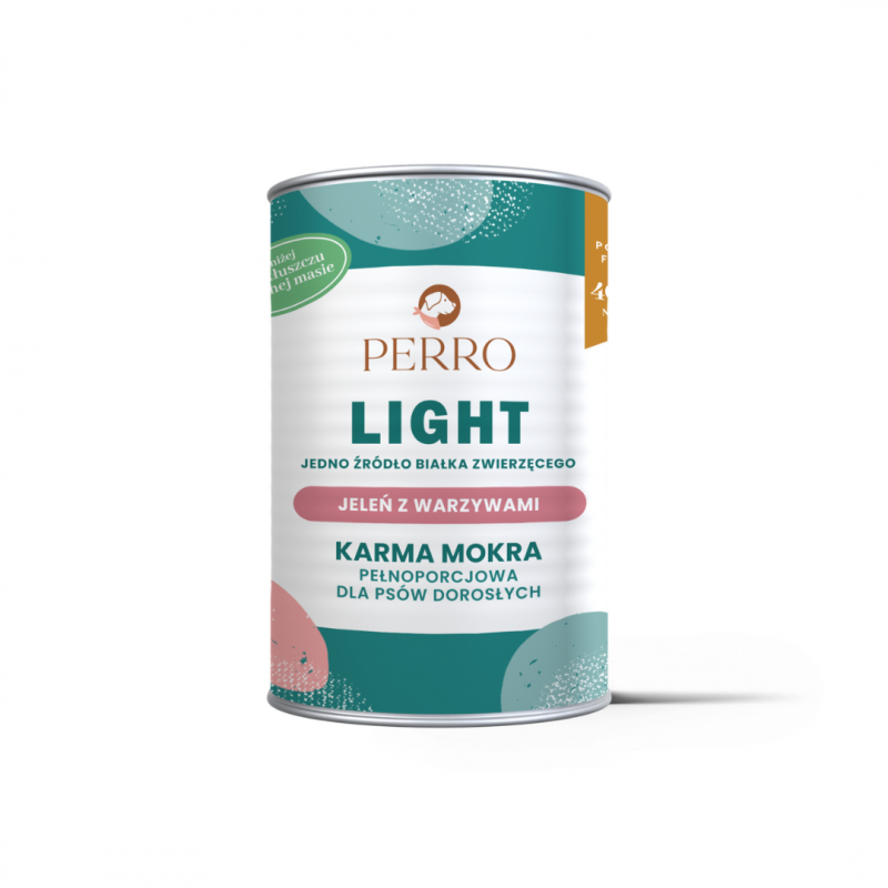 PERRO LIGHT Jeleń z warzywami 400g