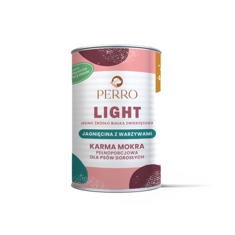 PERRO LIGHT Jagnięcina z warzywami 400g