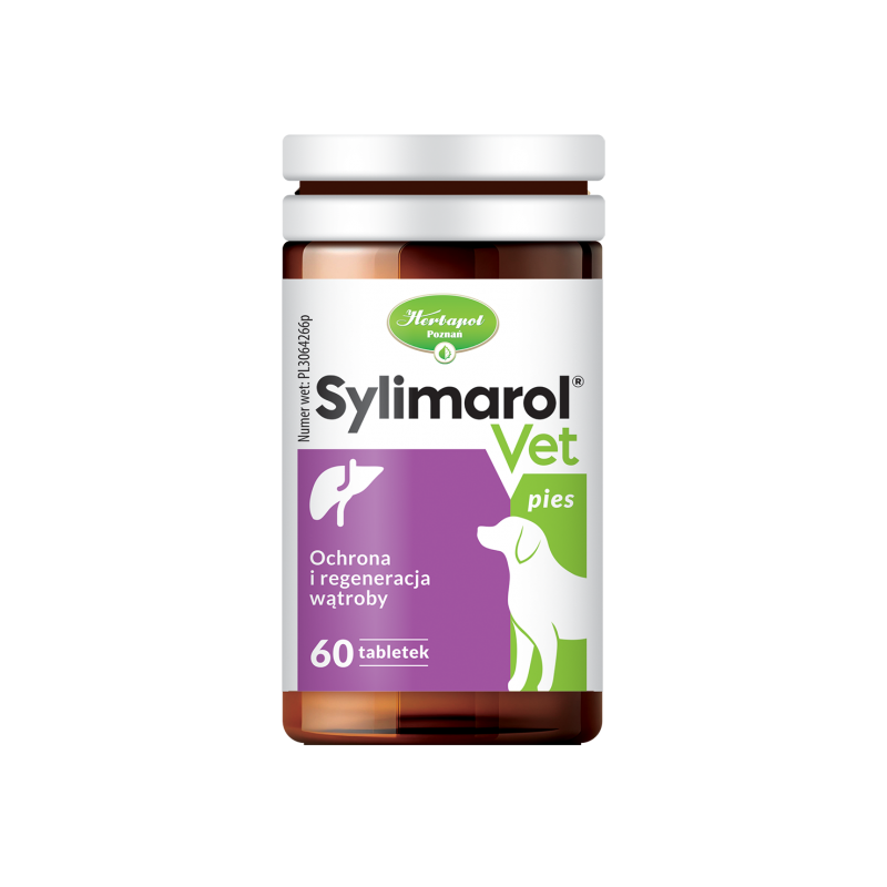 Herbapol Sylimarol VET - Ochrona i regeneracja wątroby dla psa 60 tab