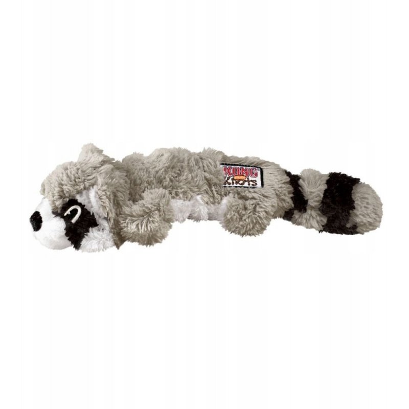 Zabawka KONG Scrunch Knots Raccoon S/M piszcząca dla psa