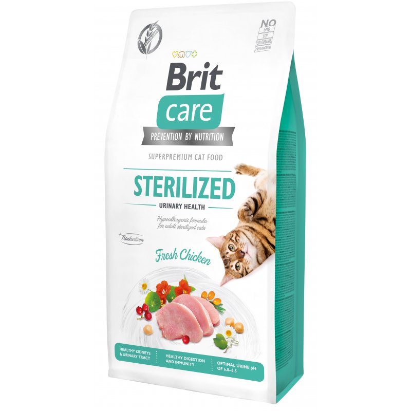 Brit Care Cat Grain-Free Sterilized Urinary Health Kurczak 7 kg