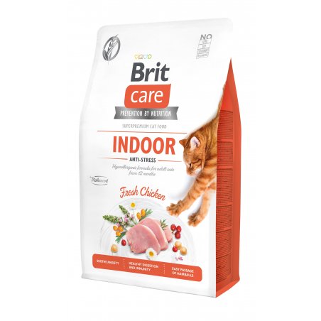 Brit Care Cat Grain-Free Indoor Kurczak 2 kg