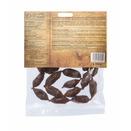 O'Canis Mini kiełbaski dla psa z dzika, 100 g-8712