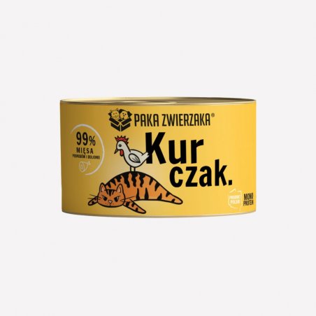 Karma mokra dla kota PAKA ZWIERZAKA kurczak 200 g