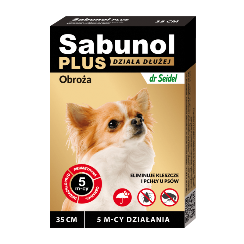 Sabunol plus 35cm obroża dla psa