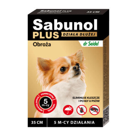 Sabunol plus 35cm obroża dla psa
