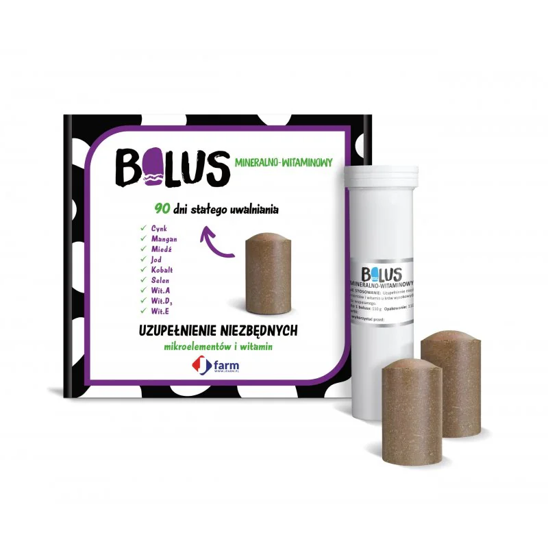 BOLUS MINERALNO-WITAMINOWY 8 szt