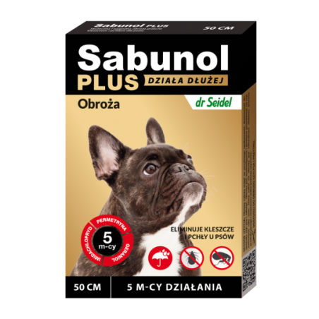 Sabunol plus 50cm obroża dla psa