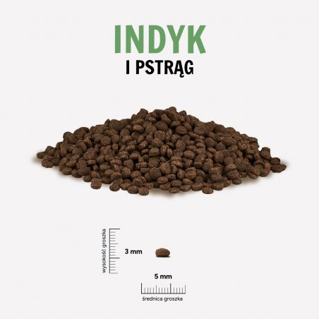 PAKA ZWIERZAKA KARMA SUCHA KOT INDYK I PSTRĄG KOCIĘTA S 1,6KG-8759
