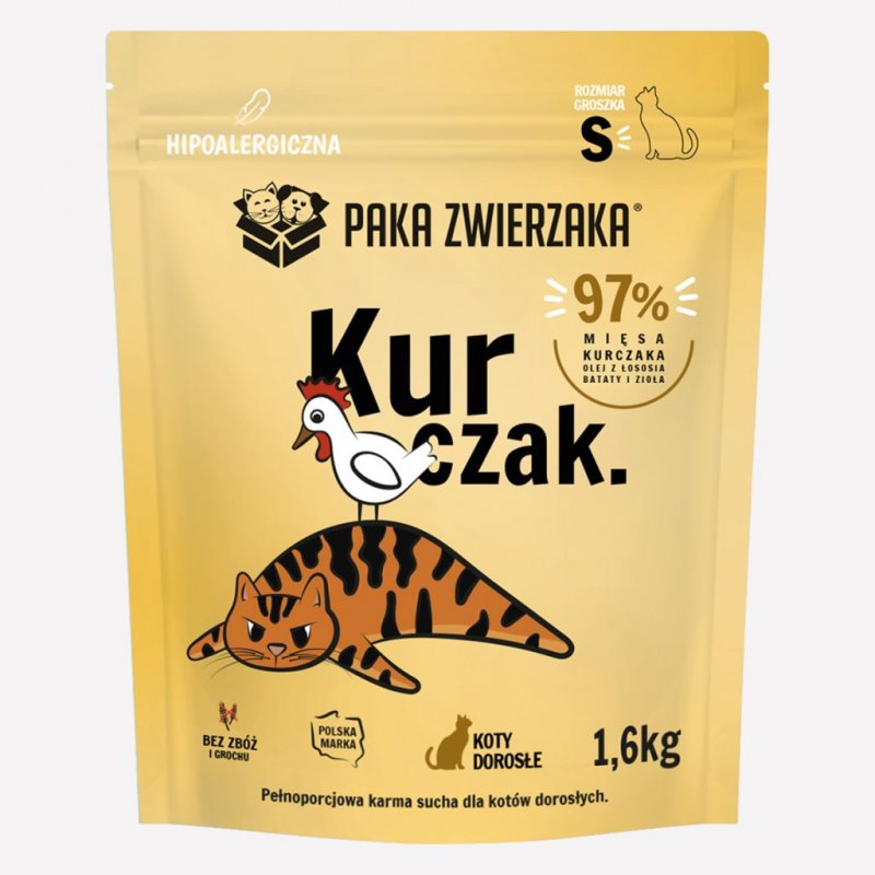 PAKA ZWIERZAKA KARMA SUCHA KOT KURCZAK S 1,6KG