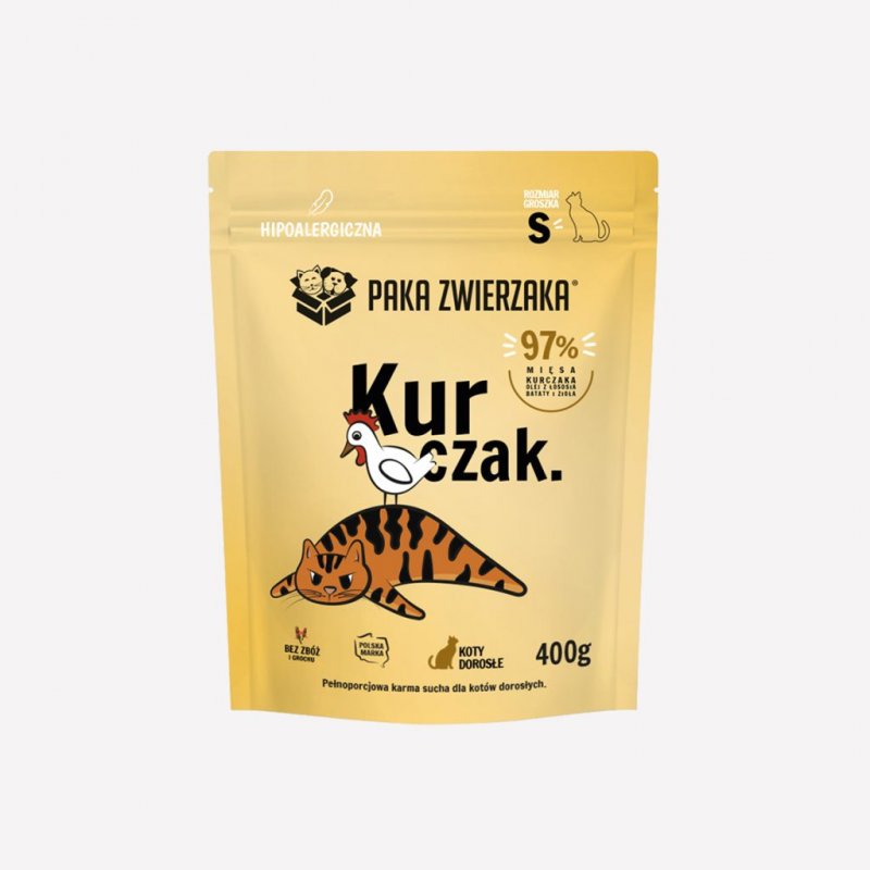 PAKA ZWIERZAKA KARMA SUCHA KOT KURCZAK S 400G