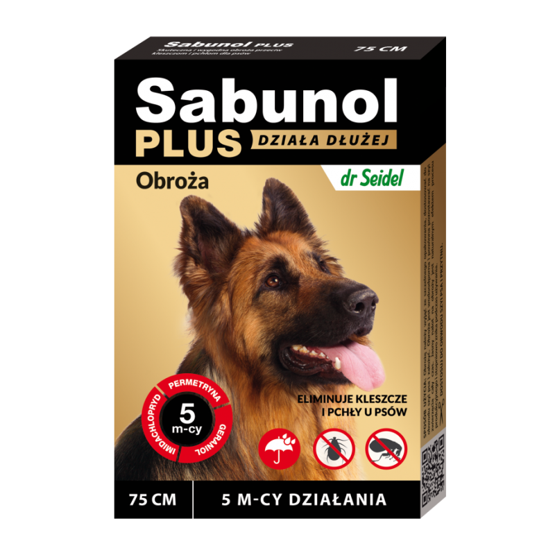 Sabunol plus 75cm obroża dla psa
