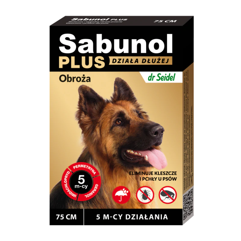 Sabunol plus 75cm obroża dla psa