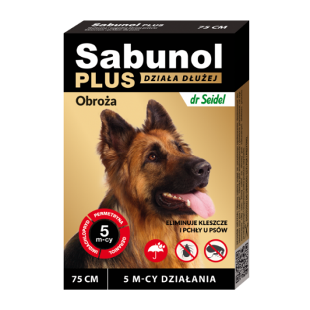 Sabunol plus 75cm obroża dla psa