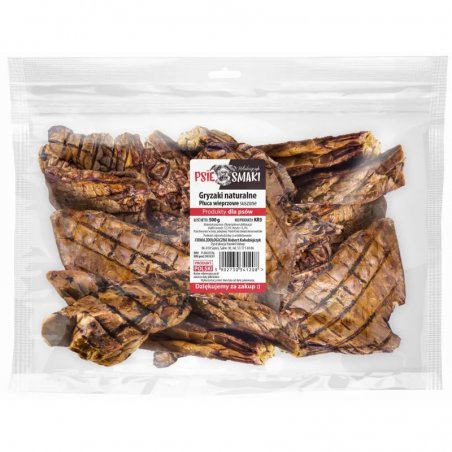 PSIESMAKI Płuca Wieprzowe Suszone 500g